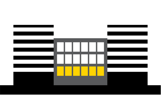 Hospital lab icon.