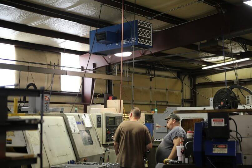 Machining Process Dust Control Case Study Blue Ox Air Cleaners