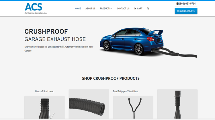Homepage for crushproof-hose.com