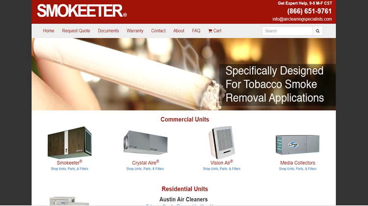 Homepage for smokeeters.com