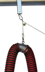 Fume-A-Vent Rope and Pulley Overhead System
