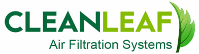 CleanLeaf Air Filtration Systems logo.