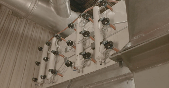 Dynamo Dust Collector equipped with MAC Pulse Valves as standard.