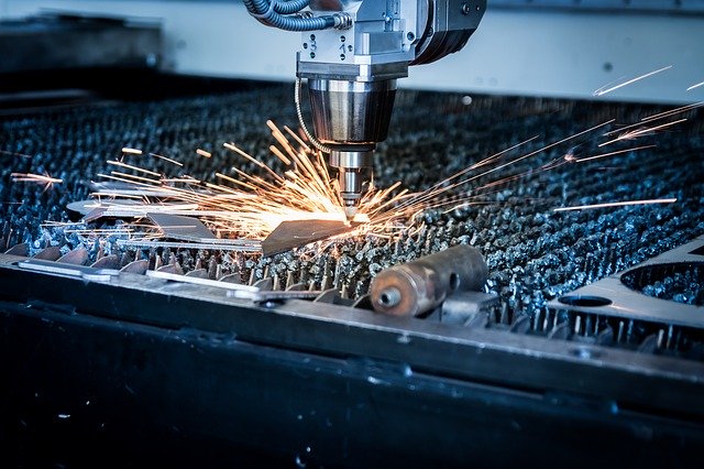 Sparks From Laser Cutter